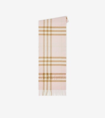 Women's burberry cashmere check hot sale scarf