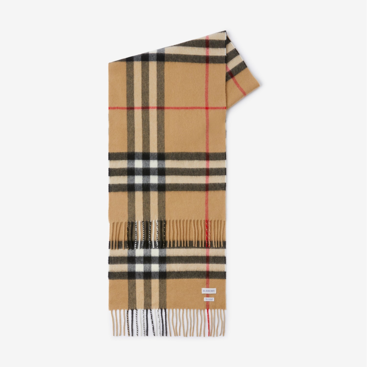 The Burberry Check Cashmere Scarf