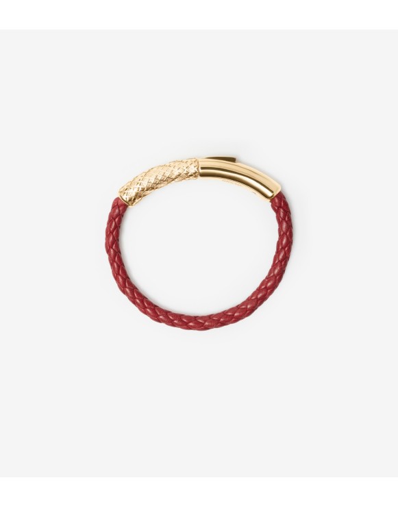 Bracciale in pelle Check