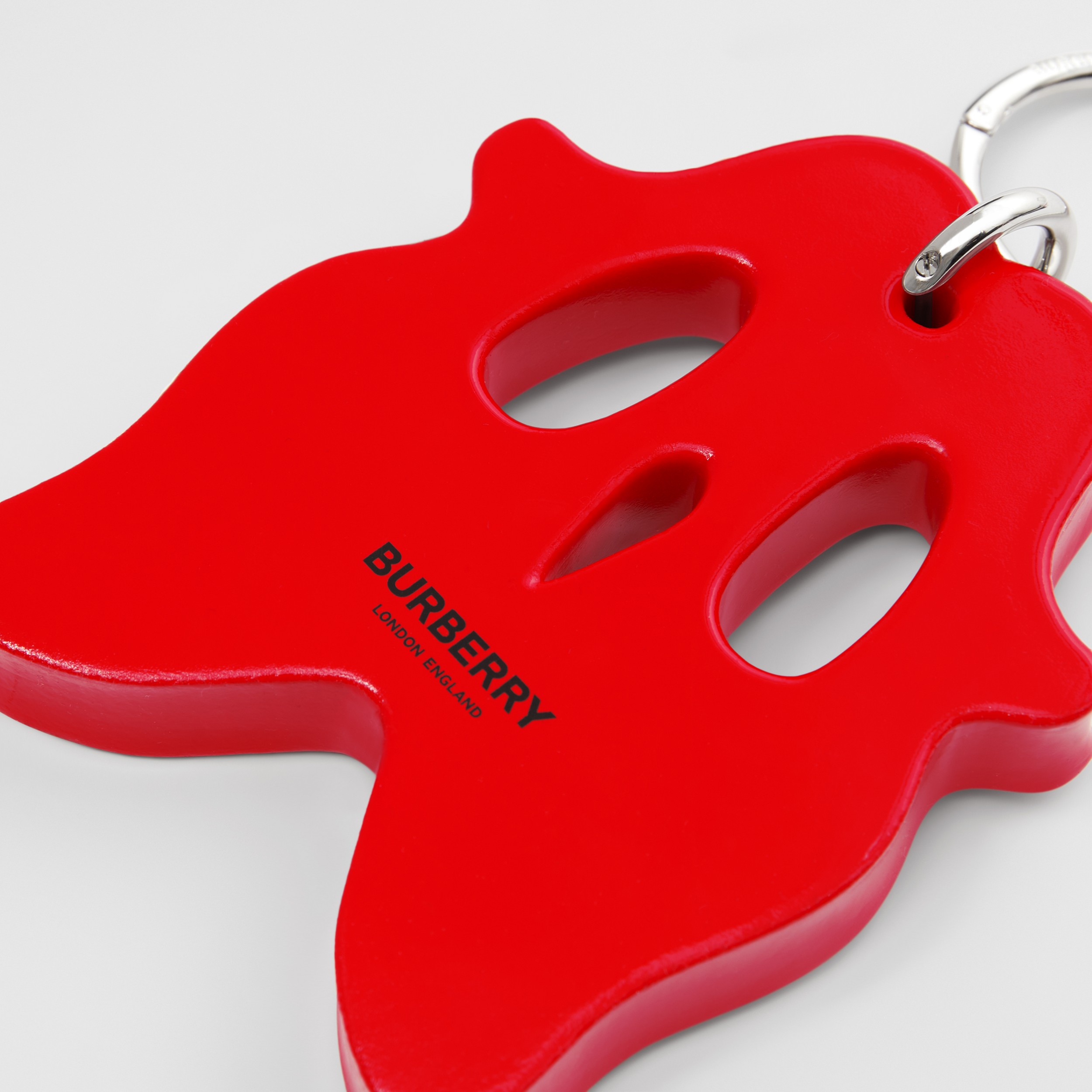 Monster Graphic Key Ring in Bright Red - Men | Burberry® Official - 2