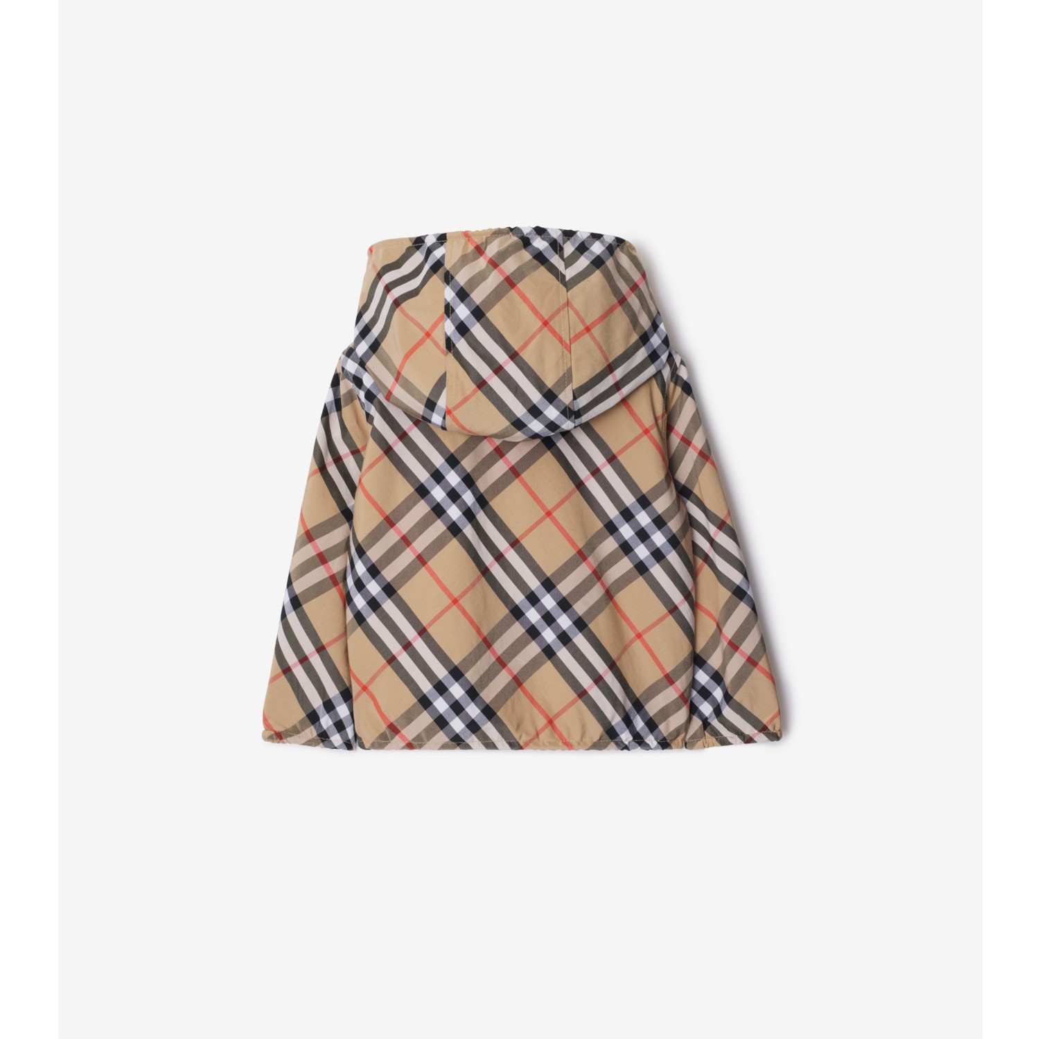 Reversible Check Cotton Blend Jacket