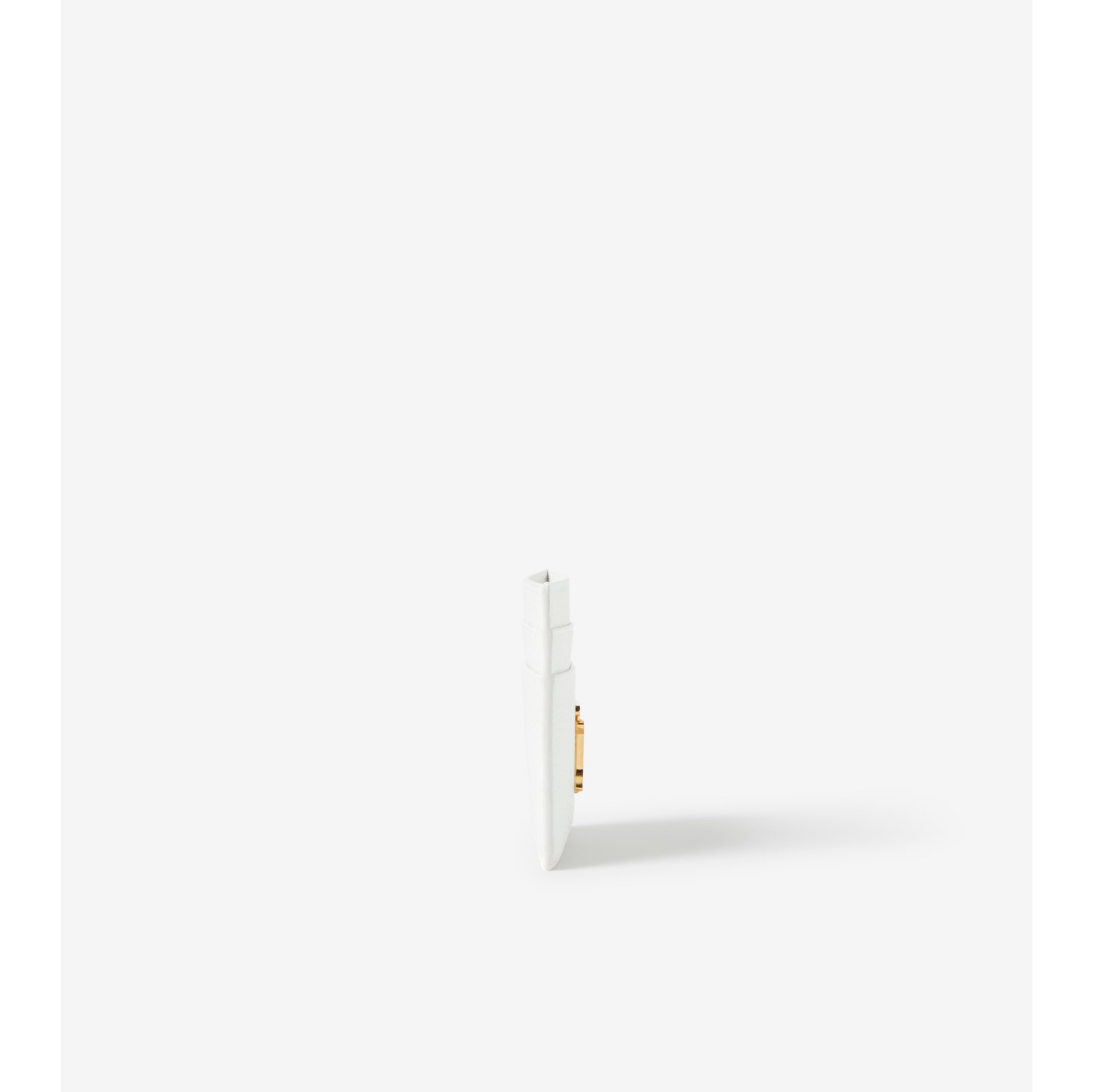 Leather TB Card Case in Optic White - Women | Burberry® Official