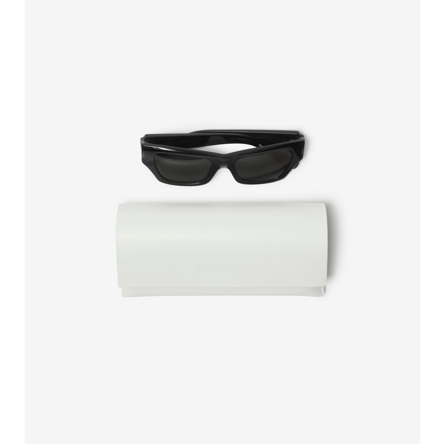 Shield Facet Cat-eye Sunglasses​