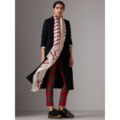 burberry cashmere silk scarf