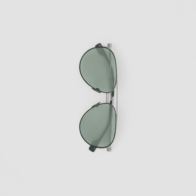 burberry 54mm pilot sunglasses