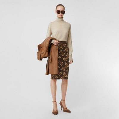 burberry wool skirt