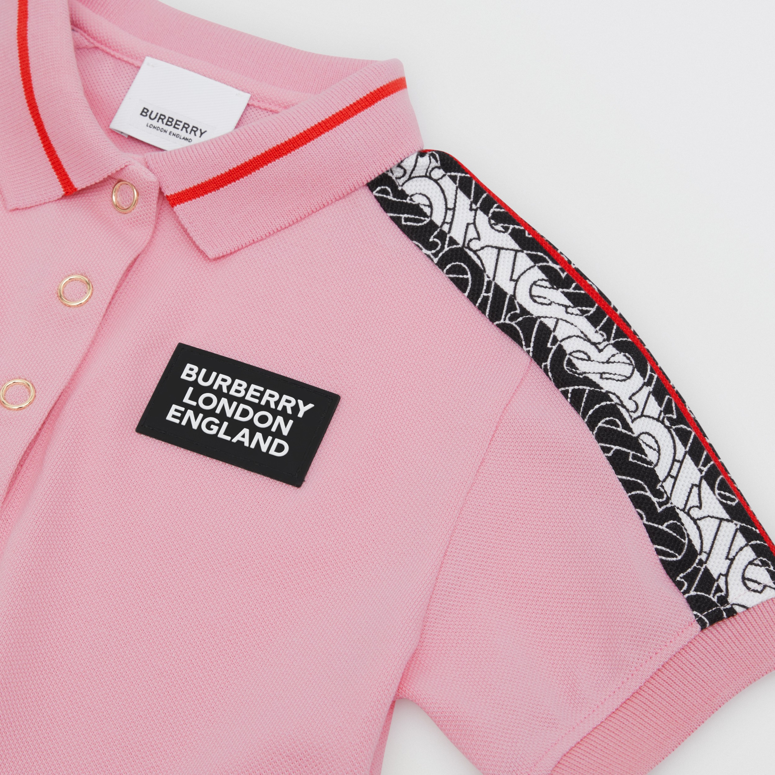 burberry pink polo shirt