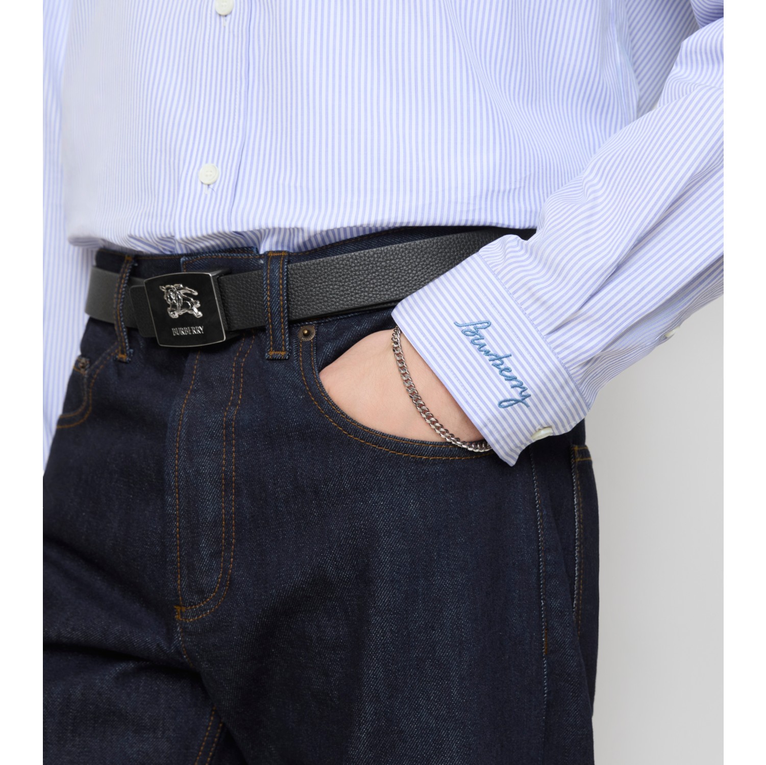 Regular Fit Striped Cotton Poplin Shirt