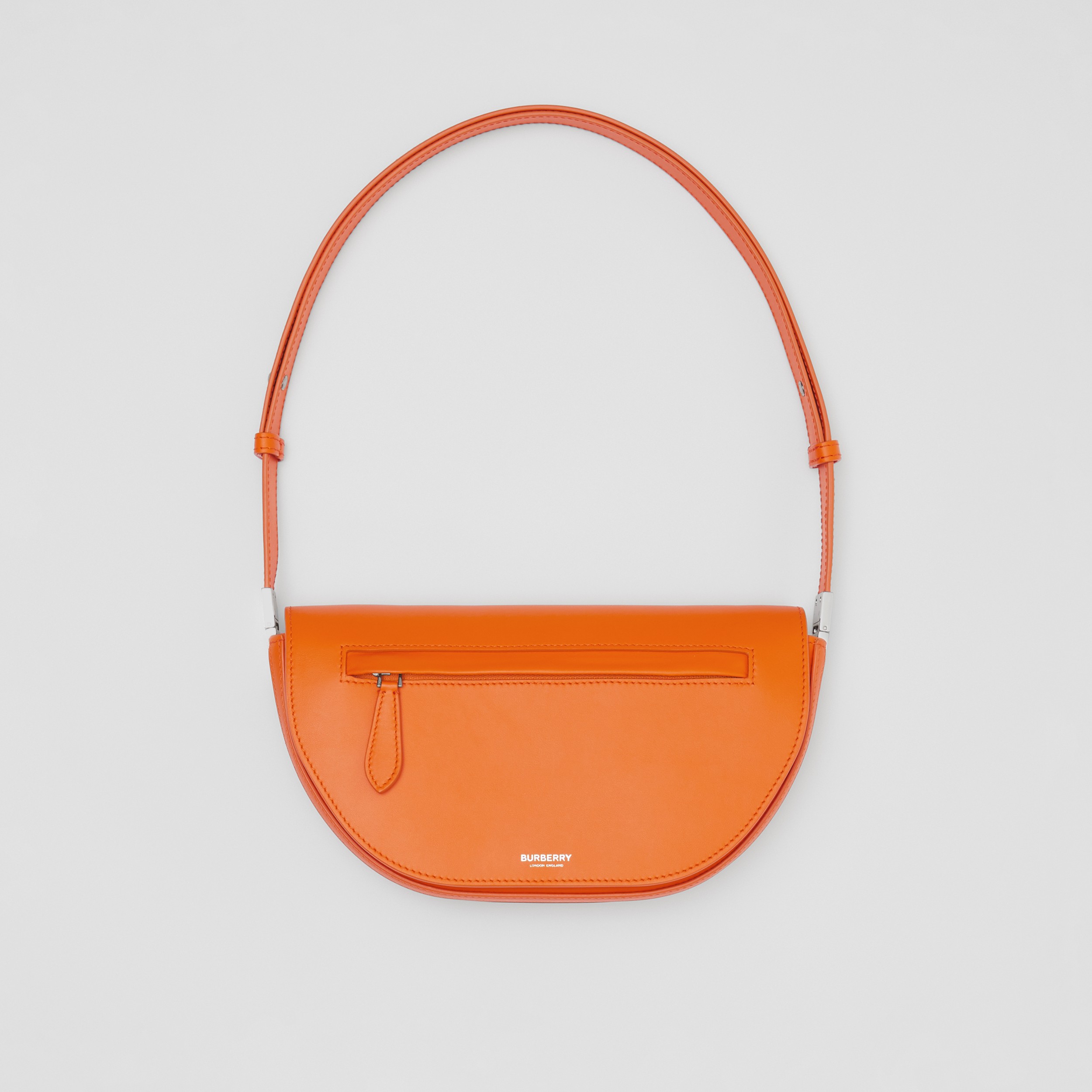 Petit sac Olympia en cuir (Orange) - Femme | Site officiel Burberry® - 1