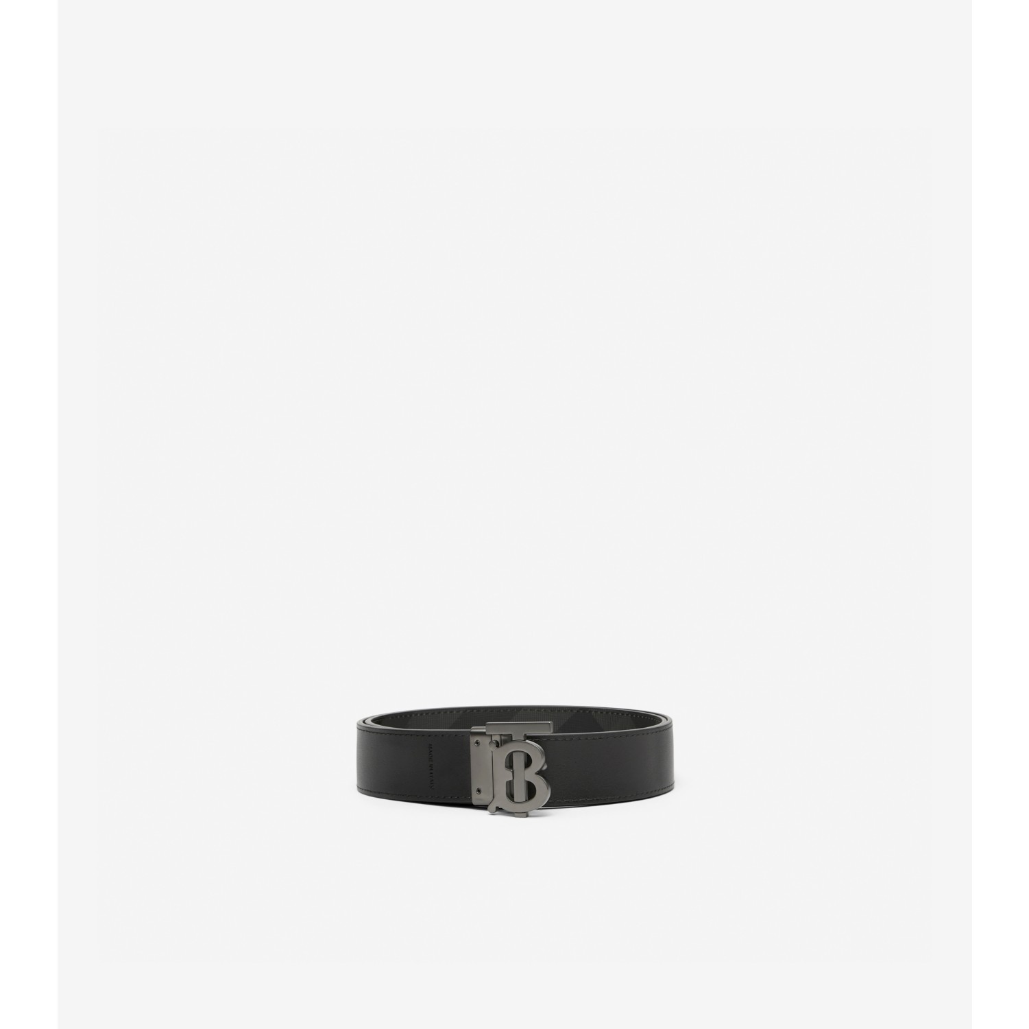 Burberry Reversible Monogram Buckle Check Belt