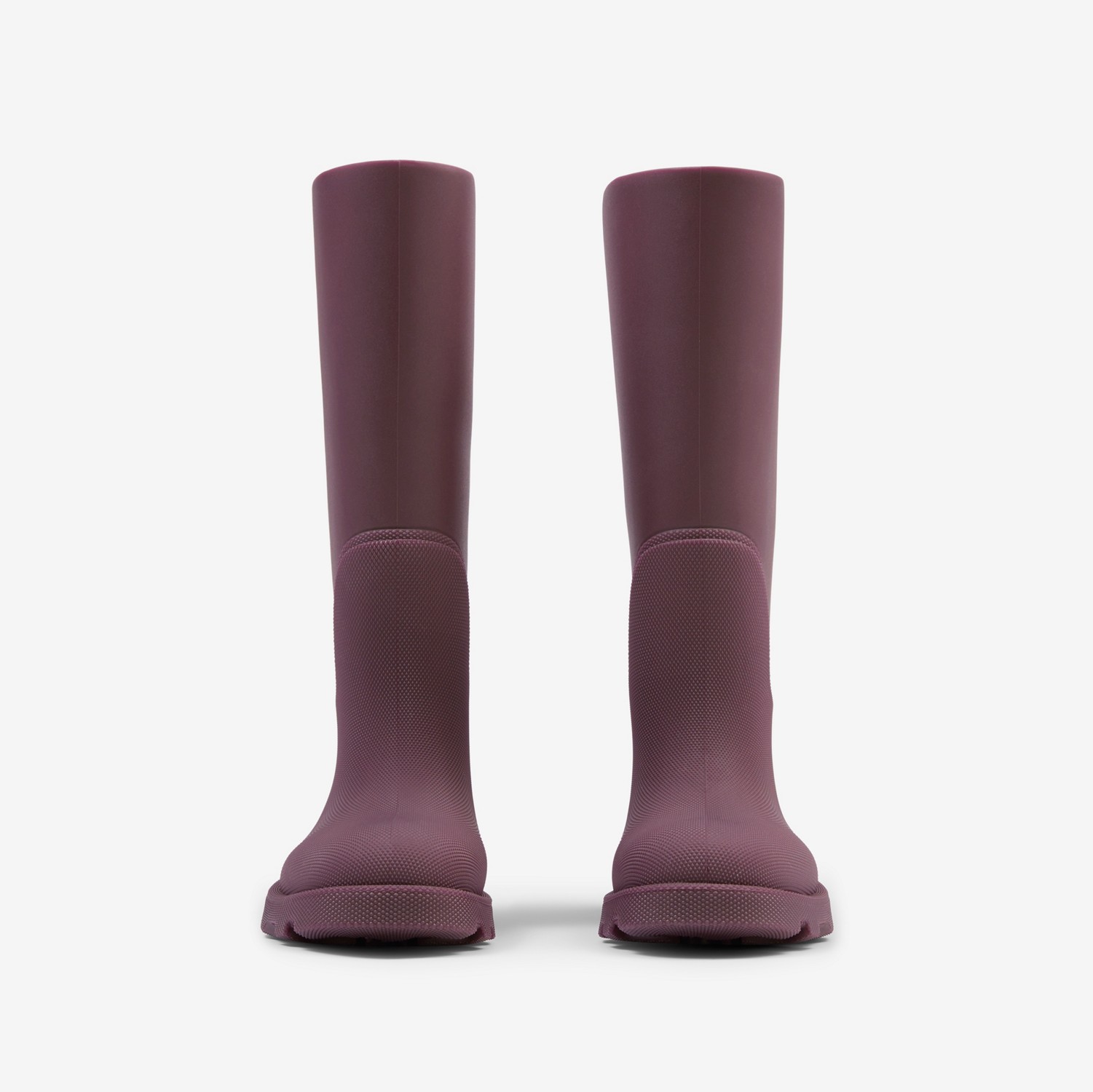 Rubber Marsh High Boots in Plum - Women | Burberry® Official