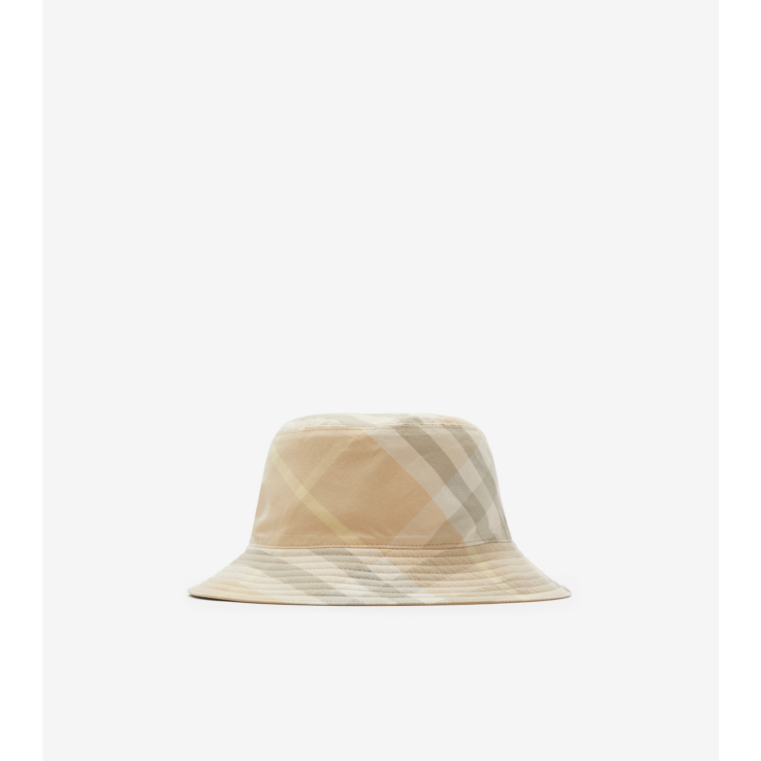 Burberry Cotton Blend Reversible Bucket Hat - M