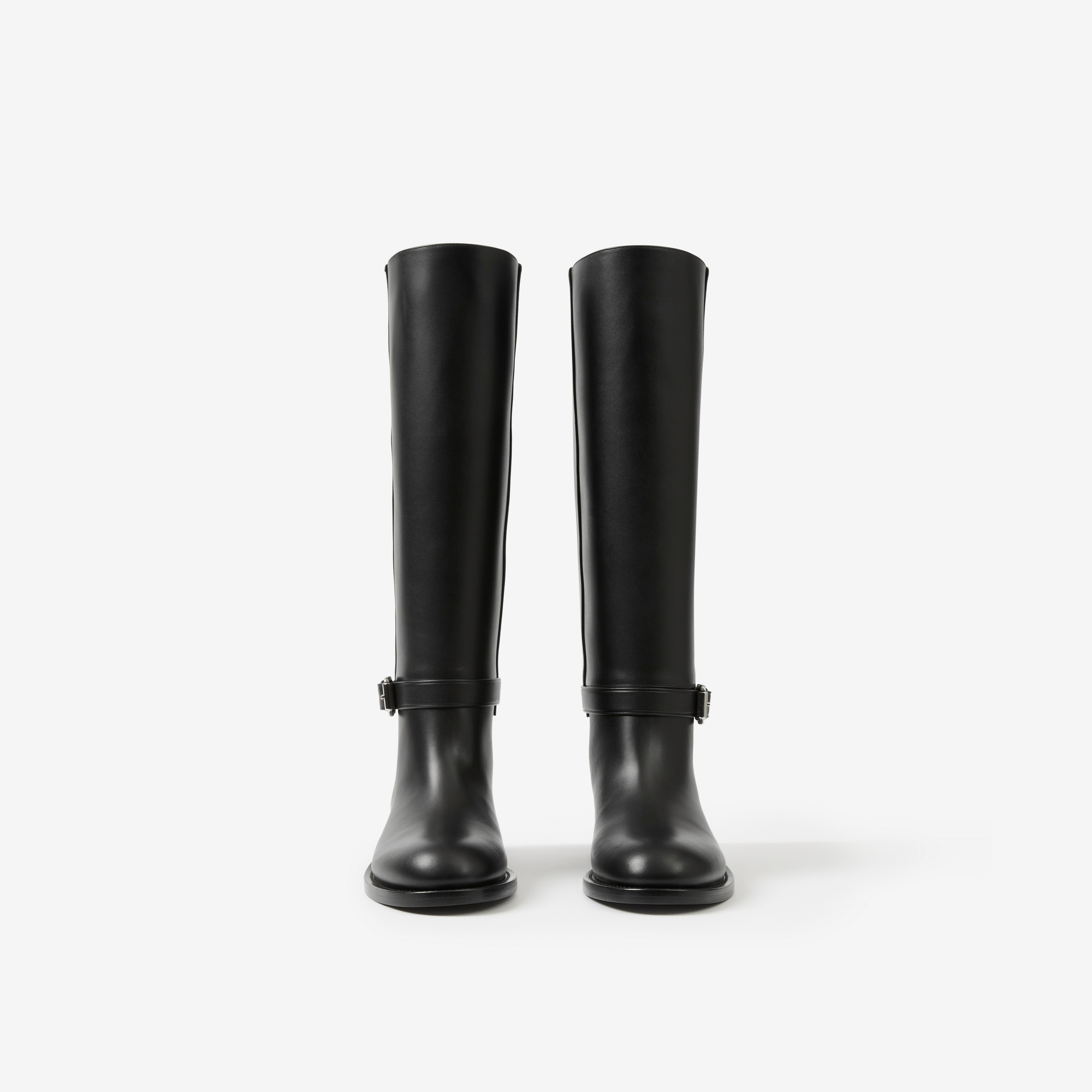 Leather Boots in Black - Women | Burberry® Official - 2