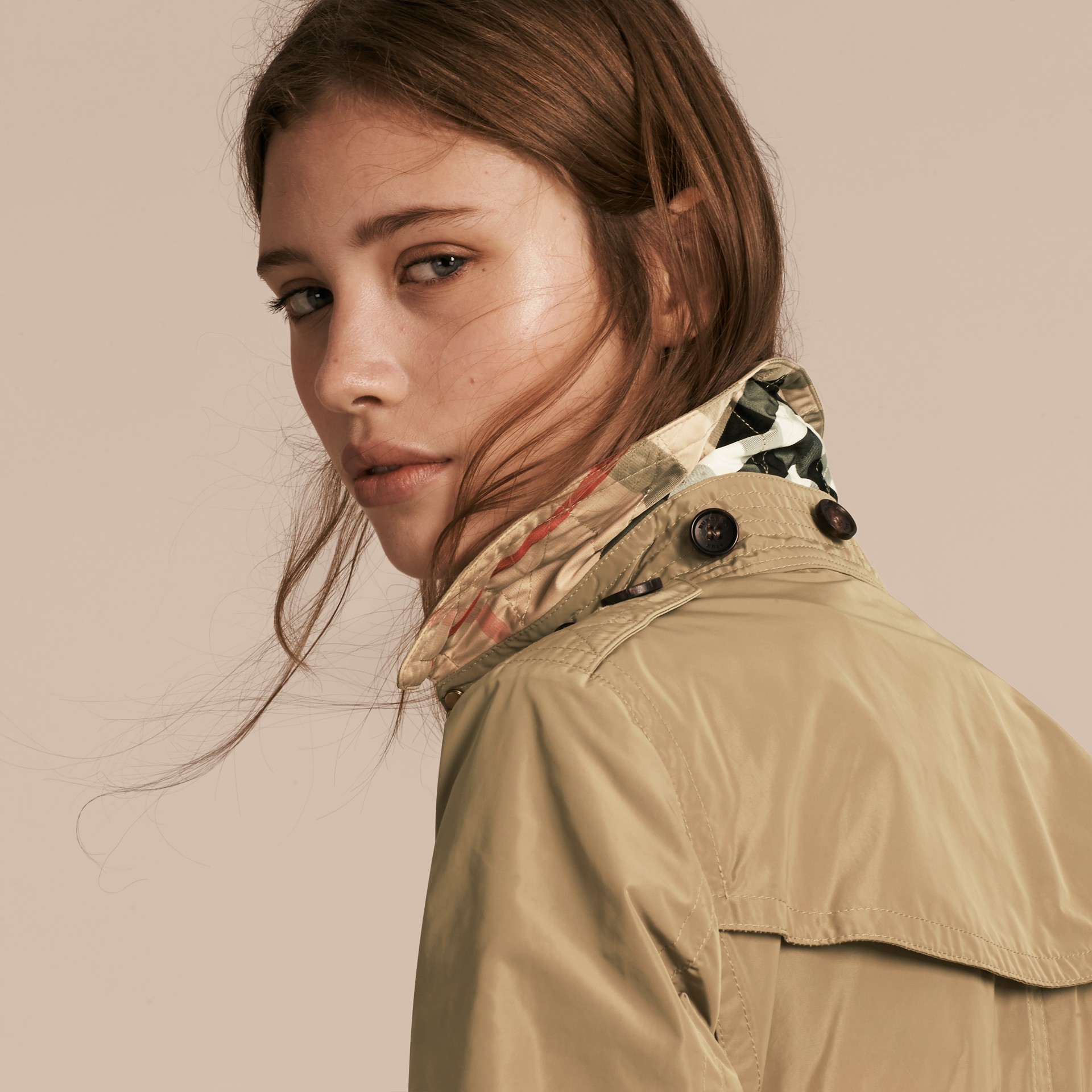 trench burberry capuche