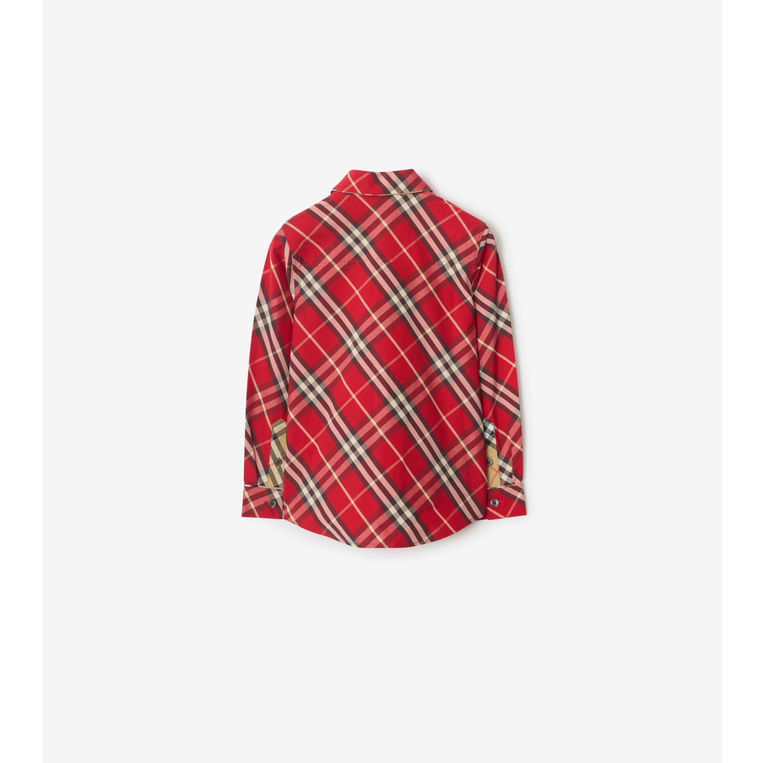 체크 코튼 셔츠