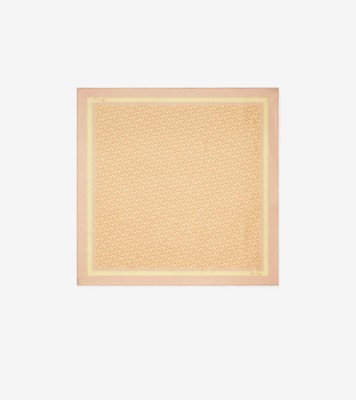 【送料&関税込】Burberry Silk Shawl New Burberry Women's Brown Silk Large Scarf Shawl with Horse