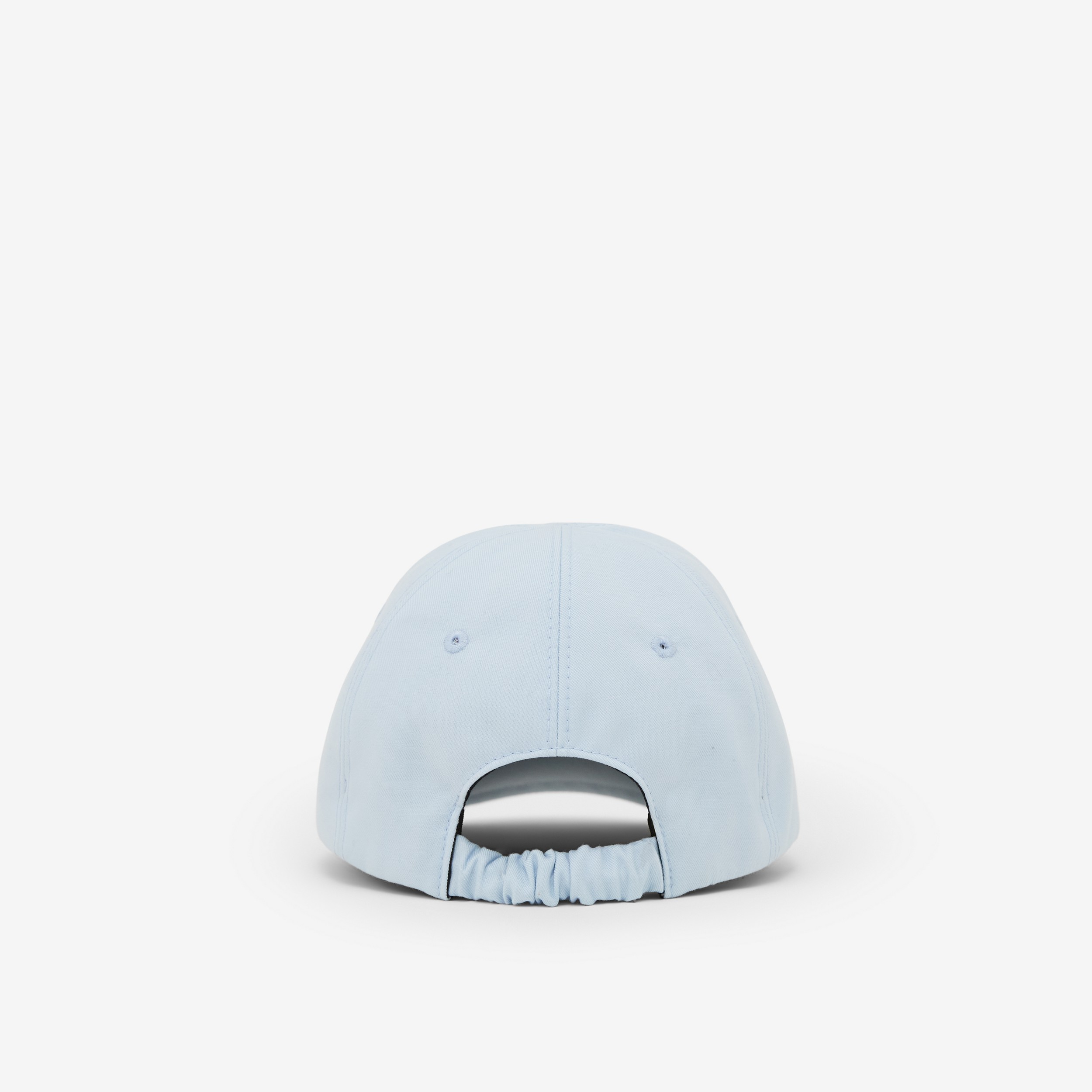Logo Script Cotton Gabardine Baseball Cap in Pale Blue - Children | Burberry® Official - 3