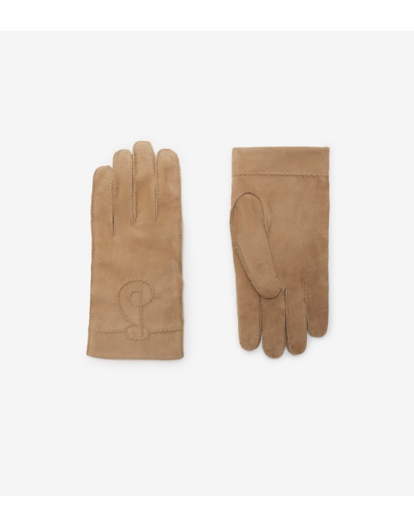 『Burberry』バーバリー (M/L) ロゴインターシャグローブ 手袋 Burberry』バーバリー (M/L) ロゴインターシャグローブ 手袋