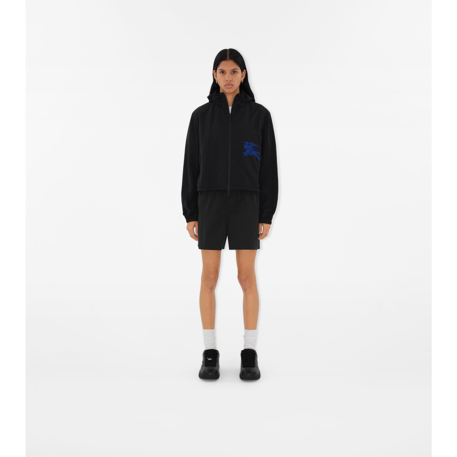 Cropped Knight Nylon Jacket