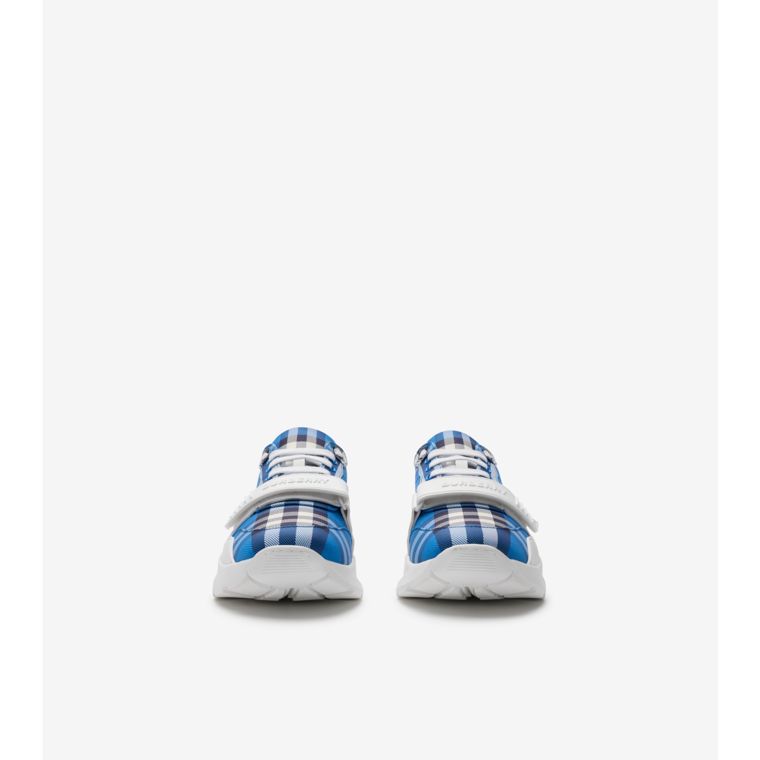 Check Nylon Sneakers