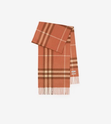 Check Cashmere Scarf Clay ®