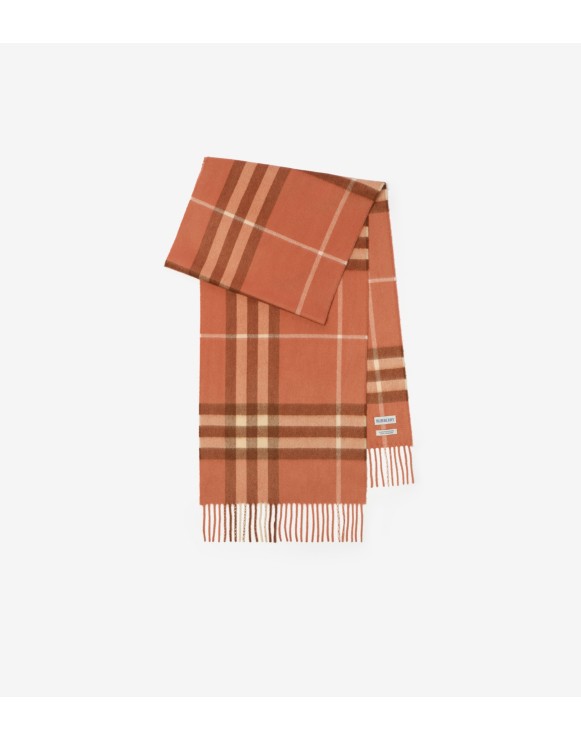 Check Cashmere Scarf
