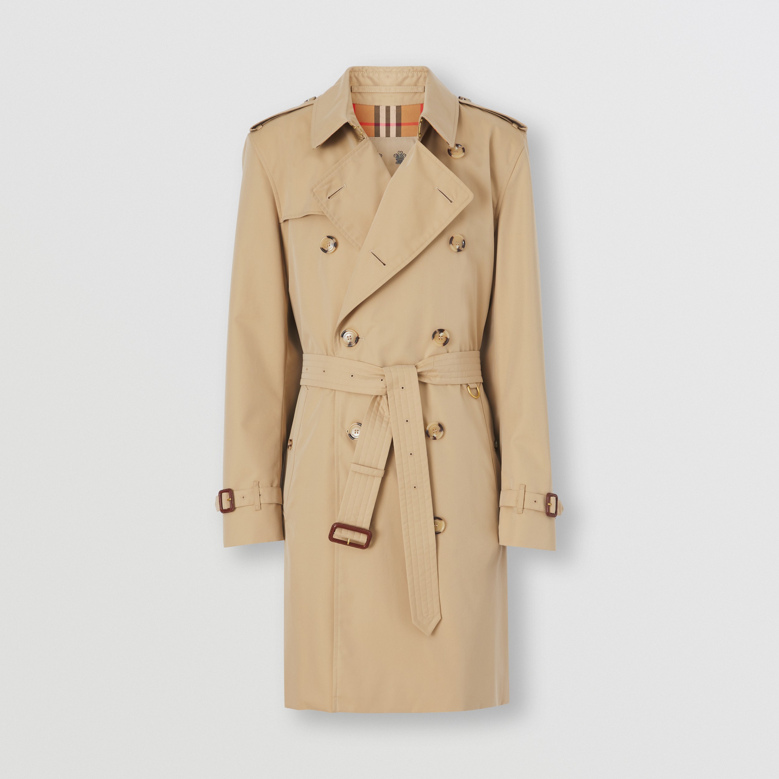 Trench coat Heritage Kensington de longitud media (Miel) - Hombre | Burberry® oficial - 4