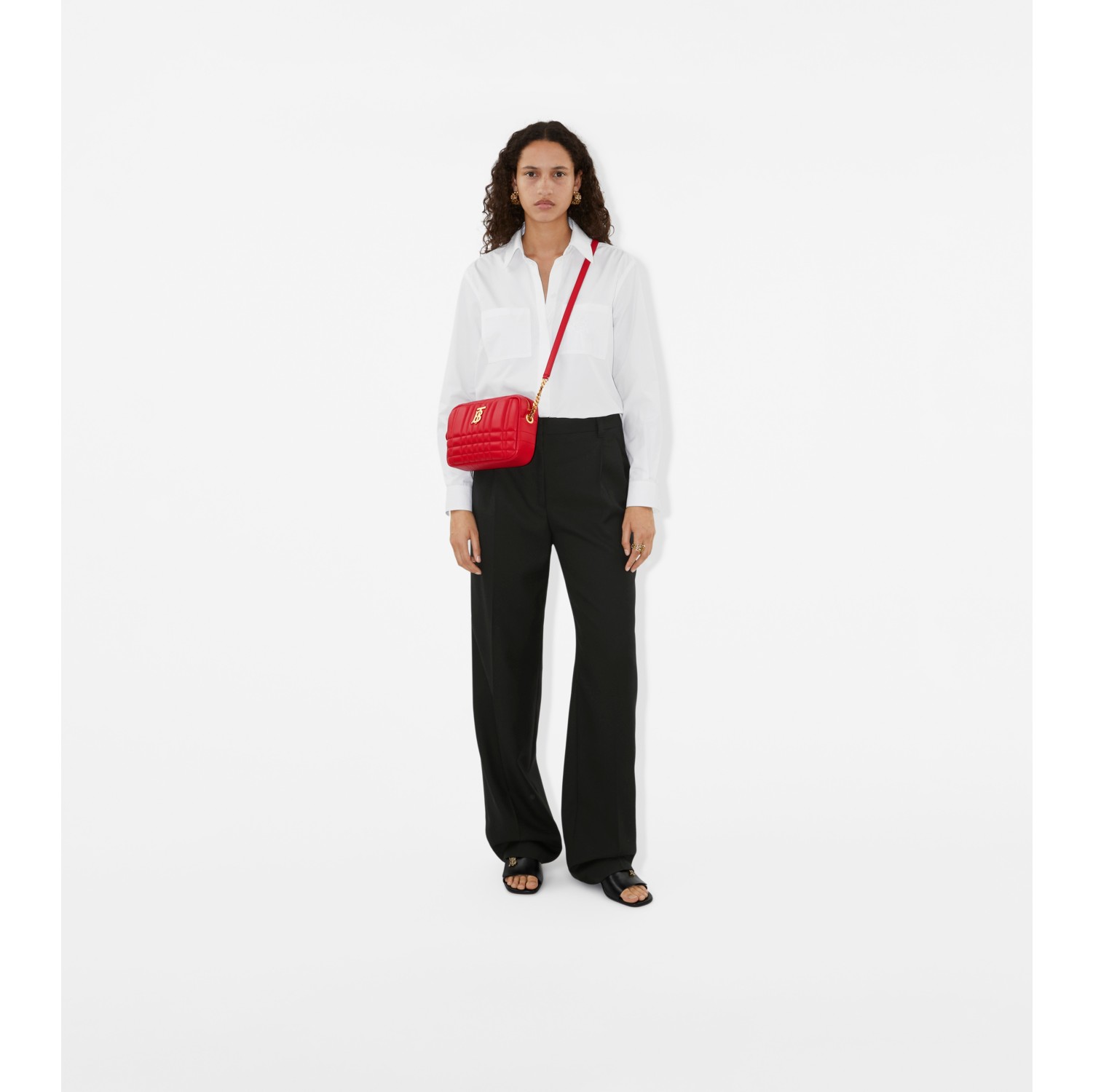 Small Lola Camera Bag in Bright Red - Women | Burberry® Official