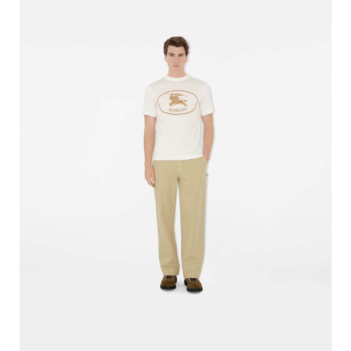  Printed Knight Stamp T-shirt