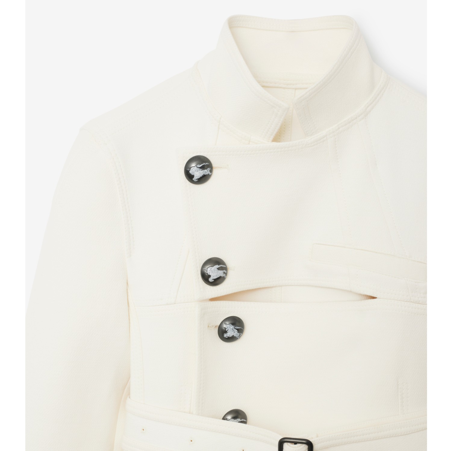 Veste tailleur en coton mélangé stretch