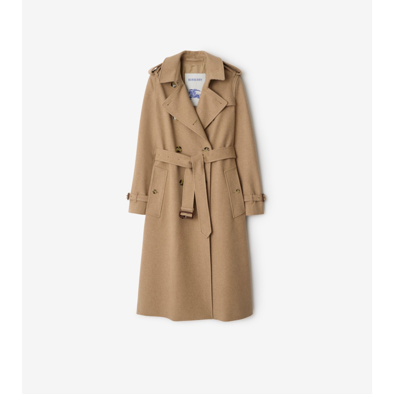 Long Cashmere Kensington Trench Coat