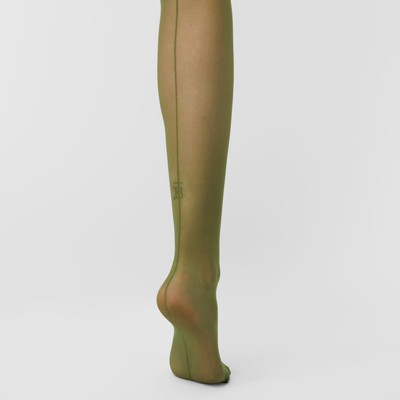 Burberry Monogram Motif Seamed Tights 