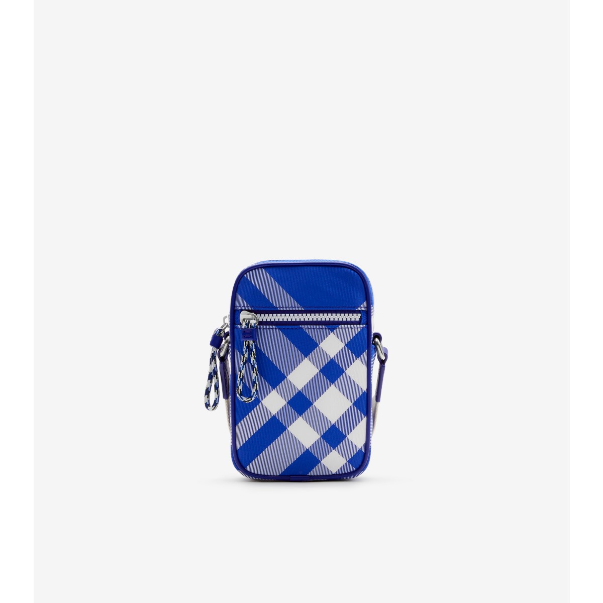 Shop Burberry Childrens Check Crossbody Bag In Knight