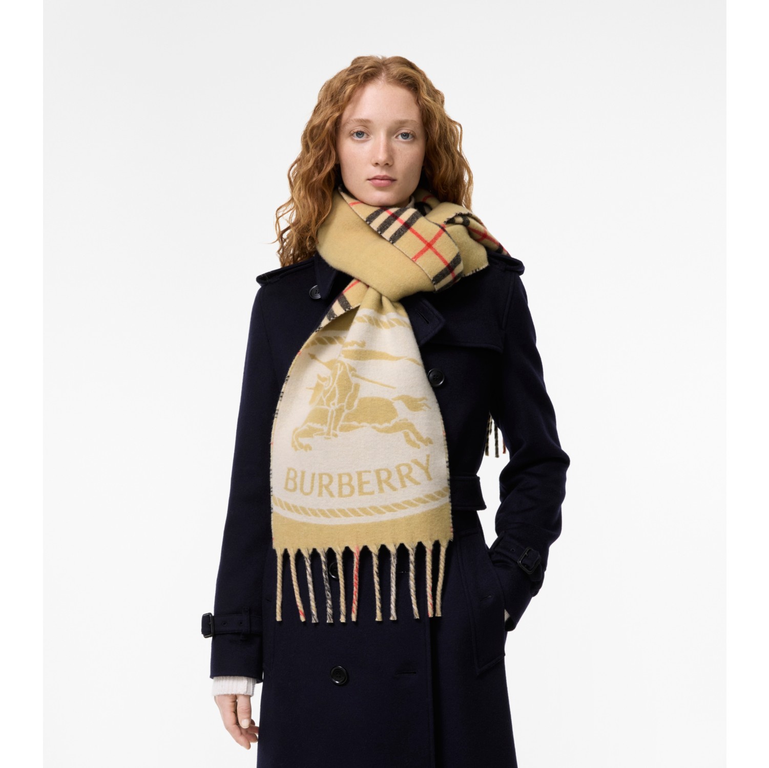 Reversible Knight Stamp Scarf