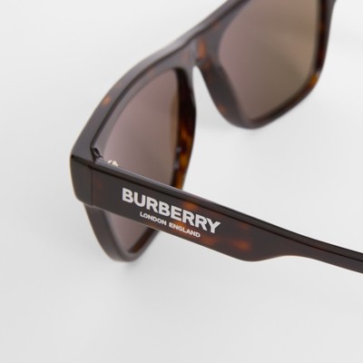 burberry men's square frame sunglasses