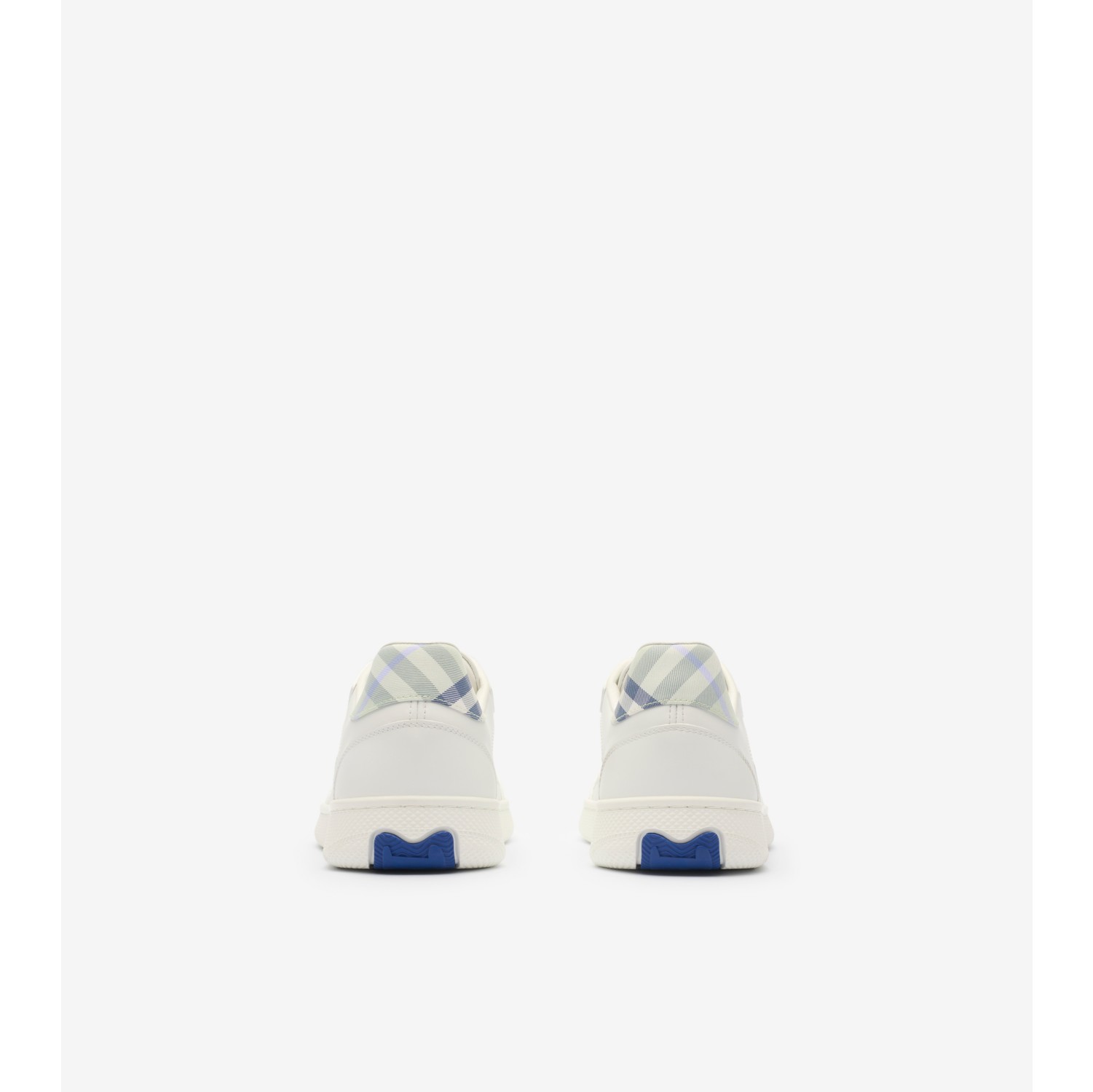 Leather and Check Terrace Sneakers​