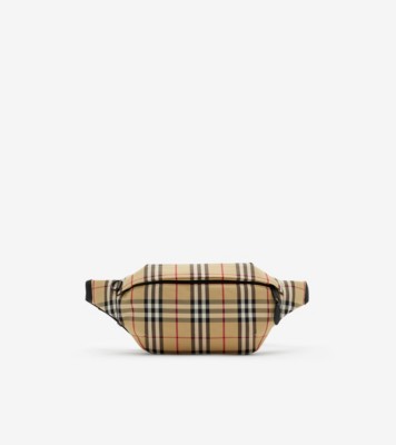 Sonny Belt Bag in Archive beige Men Canvas Burberry Official