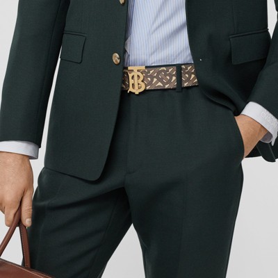 burberry bridle leather belt