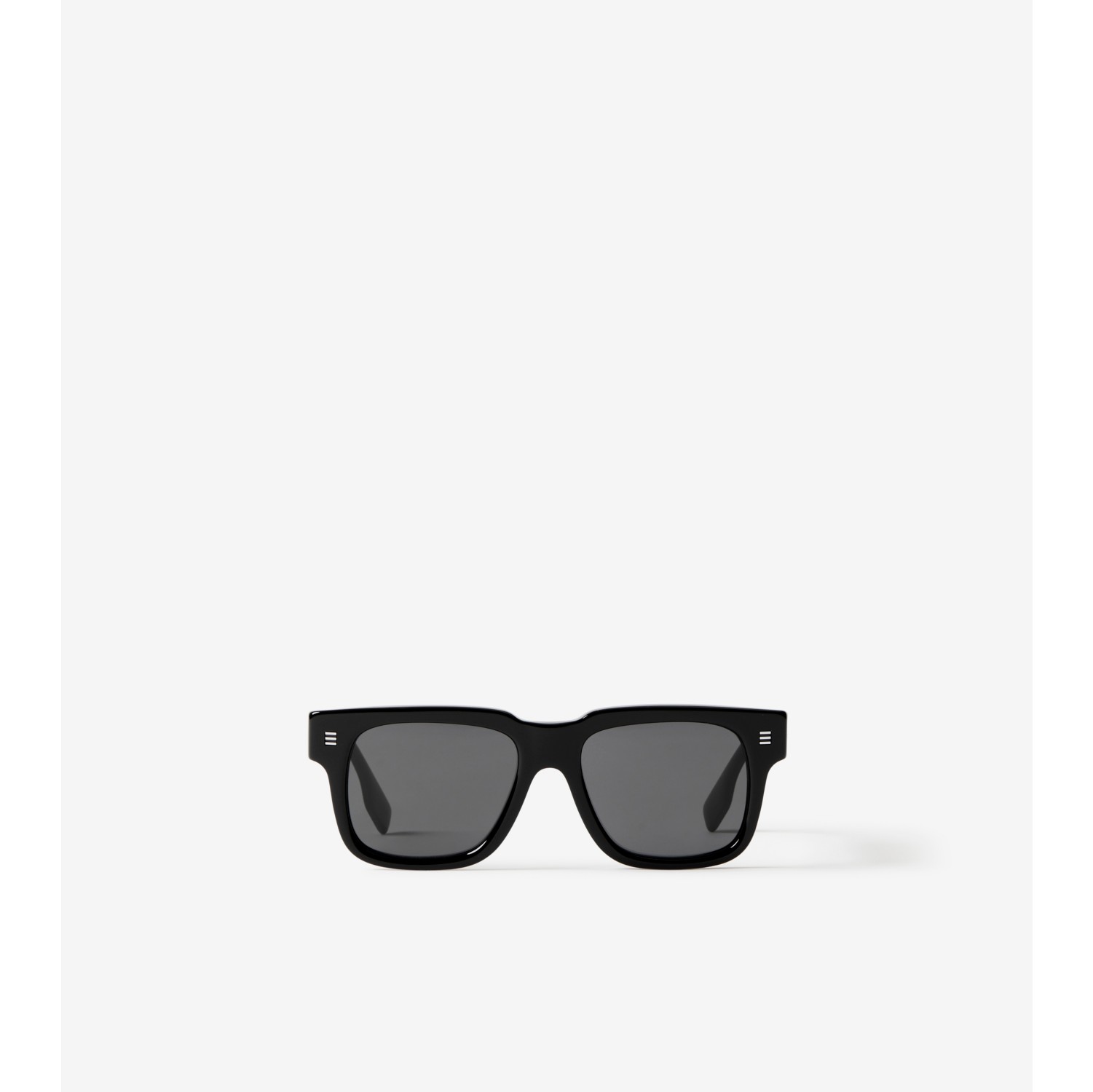 Square Frame Sunglasses in Black Men Burberry Official