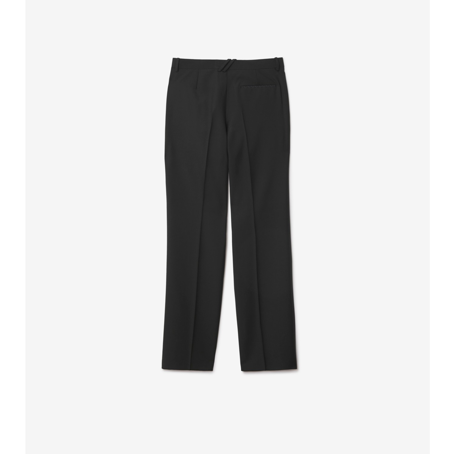 Wool Tailored Trousers in Onyx - Men