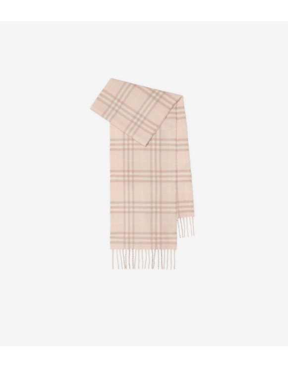 Check Cashmere Scarf