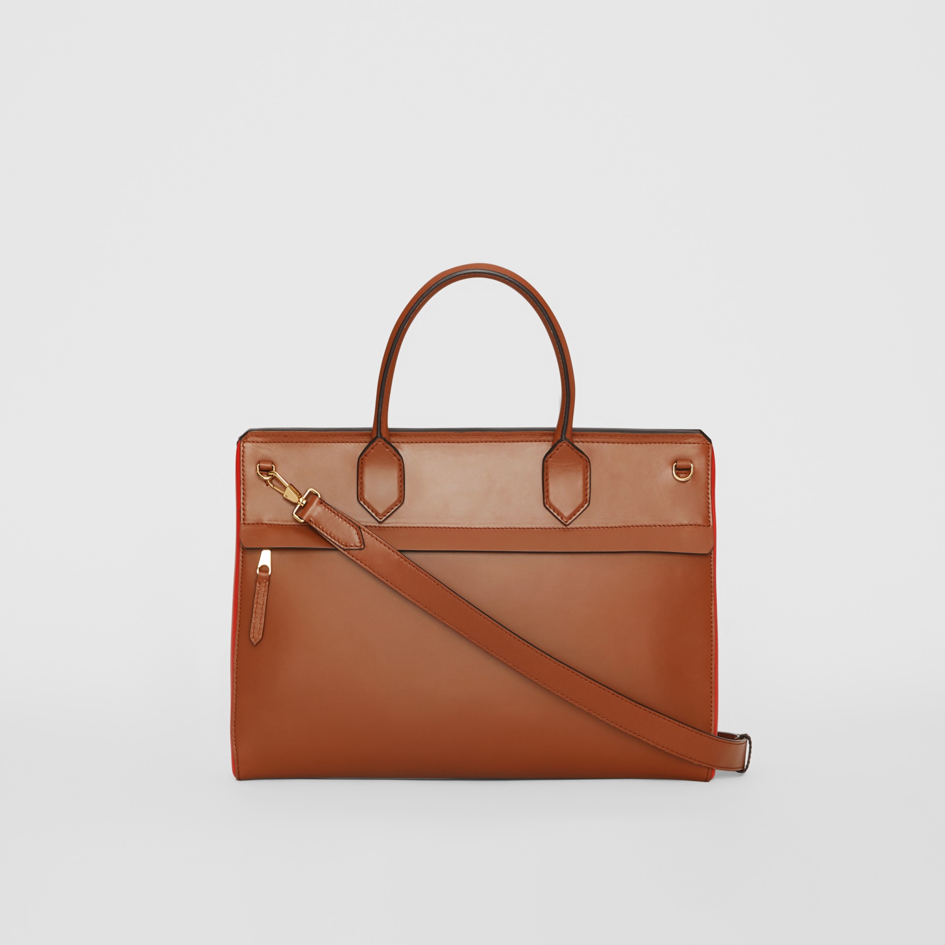 Medium Leather Elizabeth Bag in Malt Brown - Women | Burberry United States