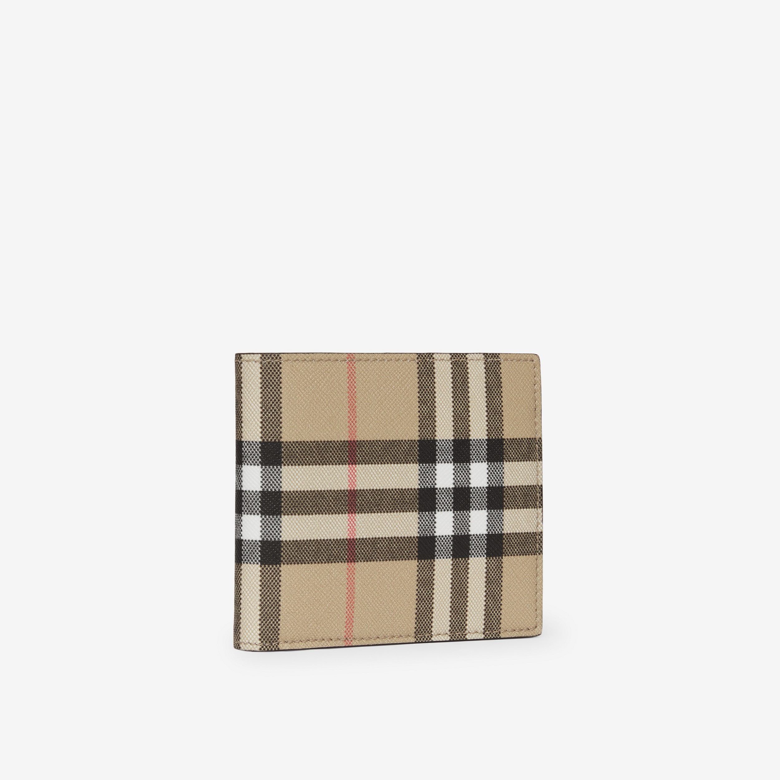 Vintage Check Bifold Coin Wallet in Archive Beige - Men | Burberry® Official - 4