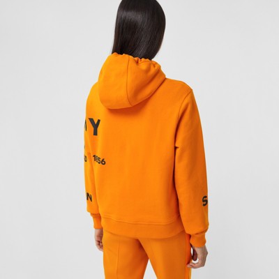 burberry horseferry hoodie orange