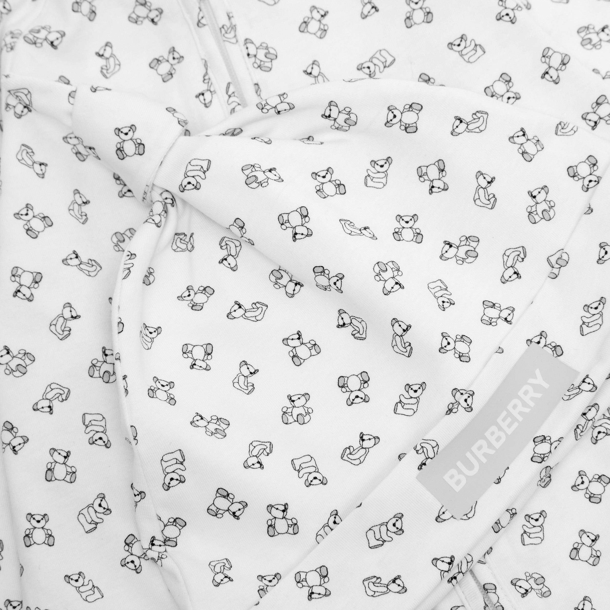 Thomas 泰迪熊印花棉质两件套婴儿礼品套装 (白色) - 儿童 | Burberry® 博柏利官网 - 2