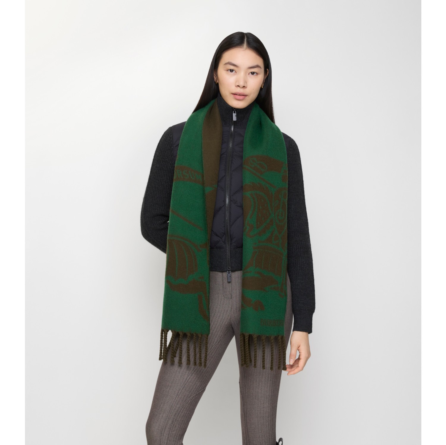 Reversible EKD Wool Scarf
