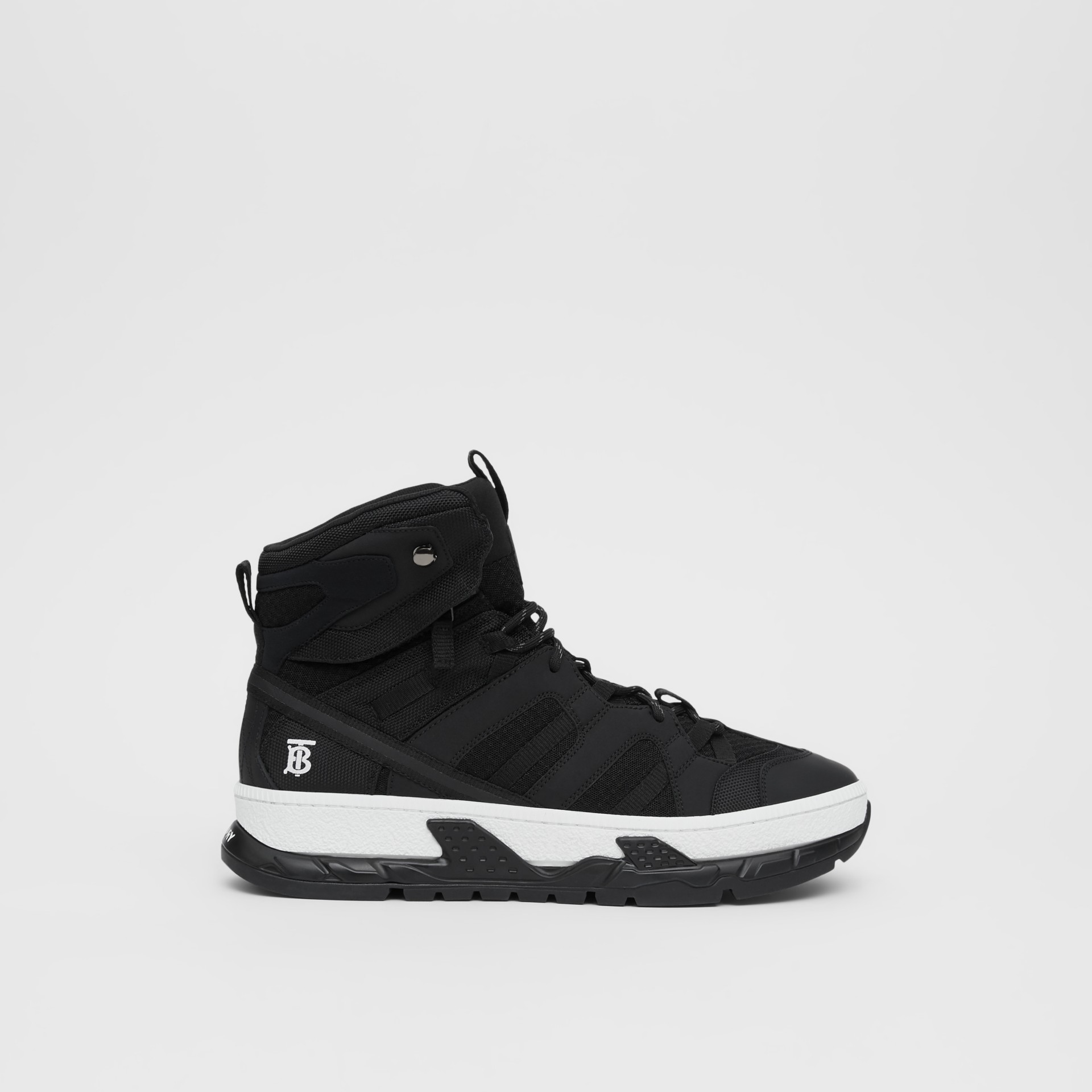mesh and nubuck union sneakers