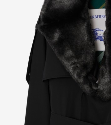 Long Kennington Trench Coat In Black - Women | Burberry® Official