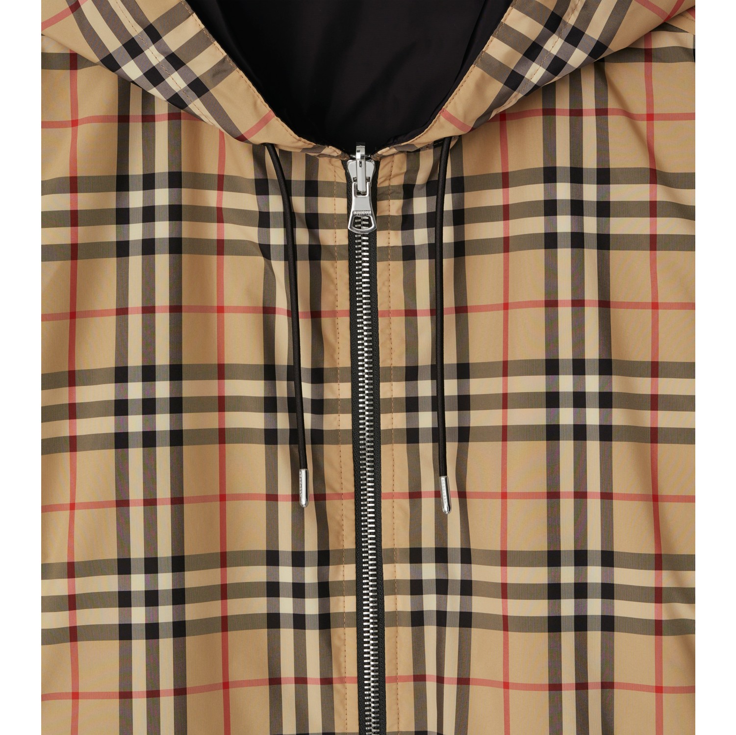 Reversible Check Jacket in Archive beige Men Burberry Official