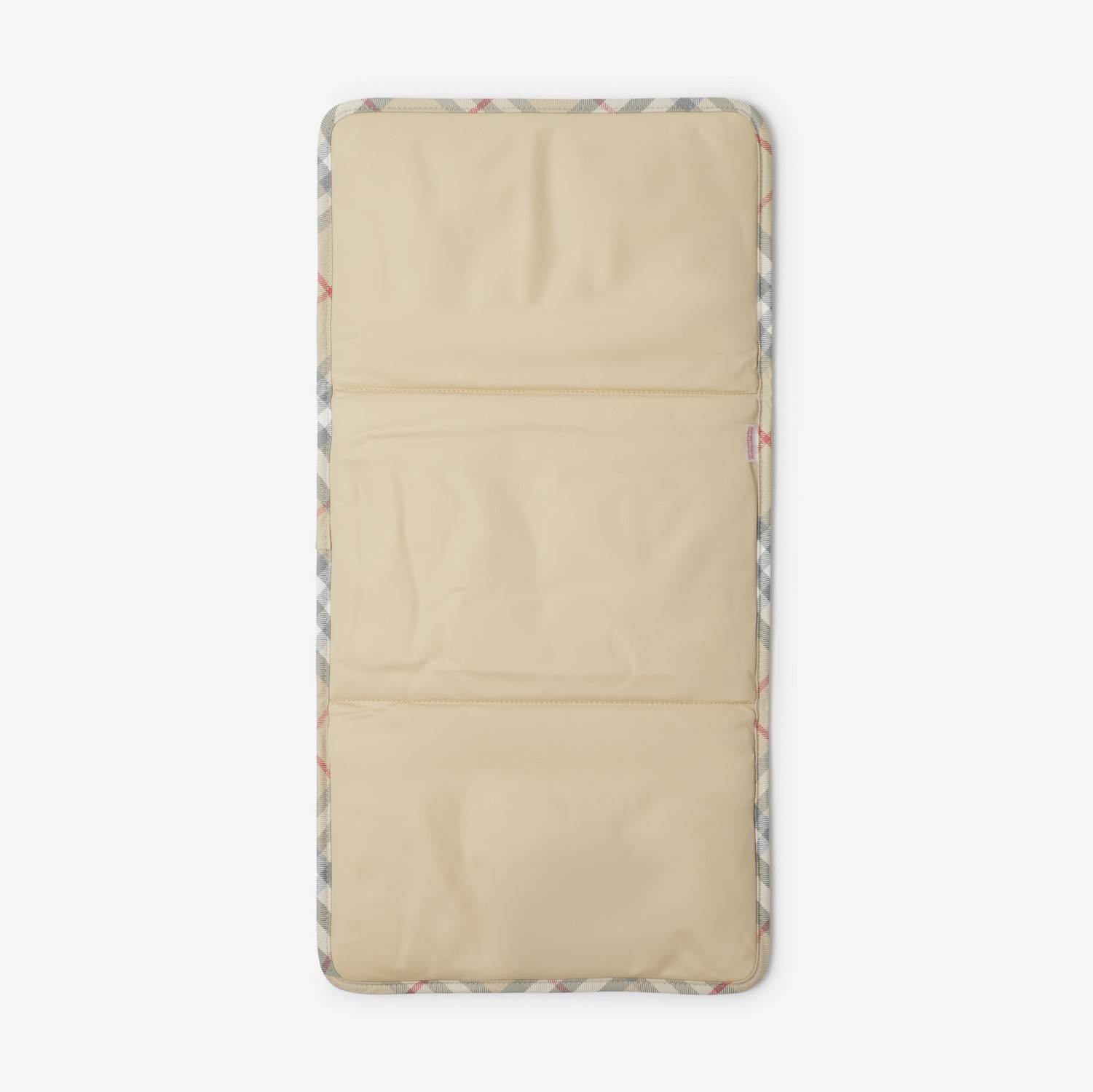 Check Baby Changing Pouch in Pale stone - Children Check Baby Changing Pouch in Pale stone - Children